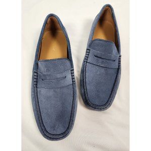 Oliver Cabell Men's Sz. 8/41 Navy Suede Driver Loafers